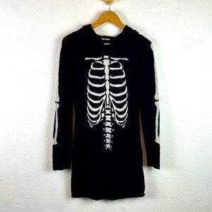 Hot Topic | Sweaters | Perfect Hot Topic Cozy Bones Hoodie Dresssweater M |  Poshmark